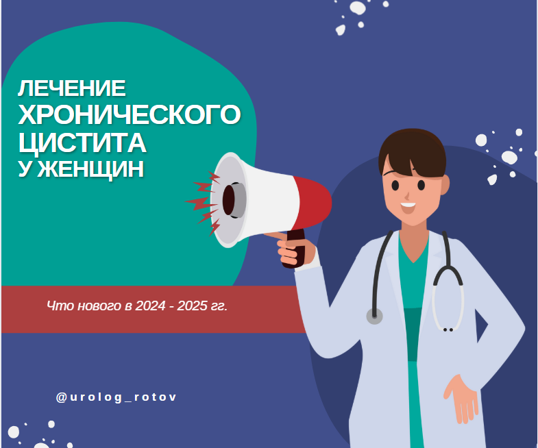 Лечение хронического цистита у женщин — что нового в 2024–2025 гг.